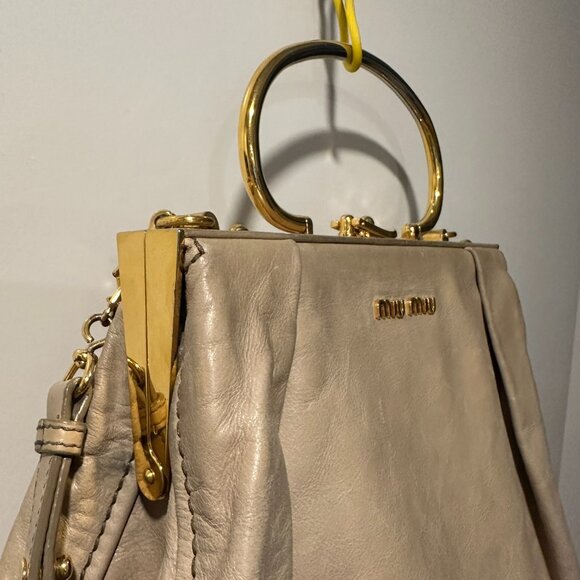 Miu Miu Leather Crossbody Bag - Picture 5 of 7